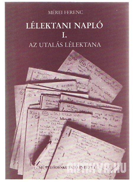 Mérei Ferenc – Lélektani napló 1-4. PDF