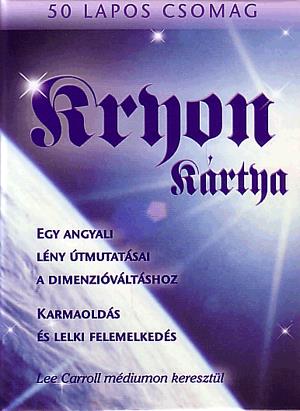 Kryon kártya, 50 lapos csomag - egy angyali lény útmutatásai a dimenzióváltáshoz JPG