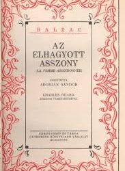 Honoré de Balzac: Az elhagyott asszony (PDF)